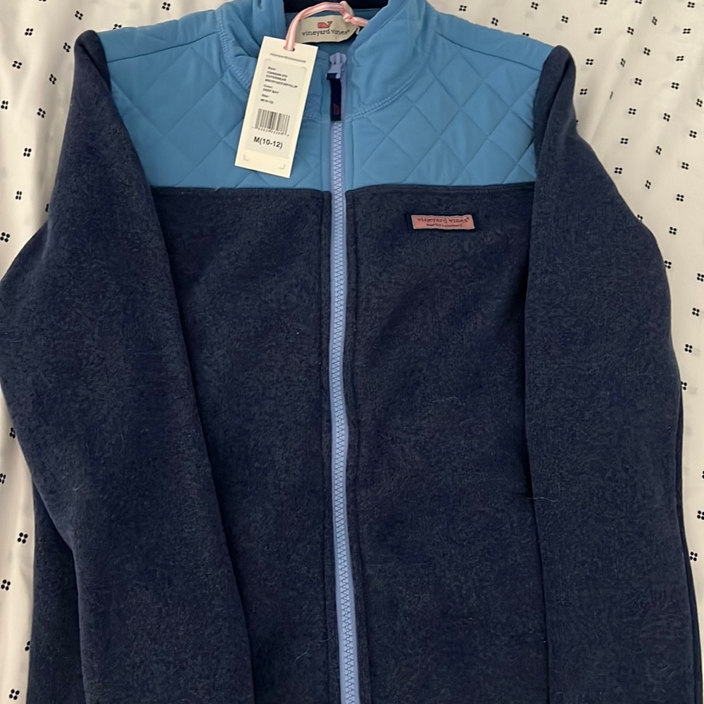 vineyard vines sweater fleece zip up